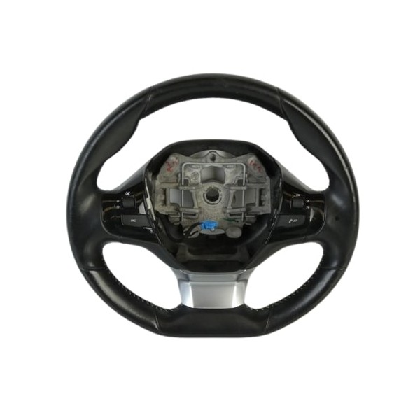 VOLANTE CON COMANDI MULTIFUNZIONE - PEUGEOT 308 MK2 - ANNO 2013 - 2021 -  COLORE NERO IN PELLE - DELPHI - COD 6225869 - 98084115X