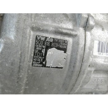 COMPRESSORE ARIA CONDIZIONATA - VOLKSWAGEN T-ROC R - 2,0 BENZINA - 221KW - ANNO 2019 IN POI - DENSO - COD 5Q0816803H