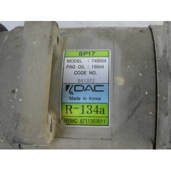 COMPRESSORE ARIA CONDIZIONATA - SSANGYONG REXTON - 2,0 D - 114KW - ANNO 2012 - 2017 - DAC - COD 6711303011