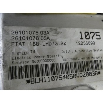 PIANTONE STERZO ELETTRICO - FIAT PUNTO 188 - ANNO 1999 - 2011 - DELPHI - COD 26101075