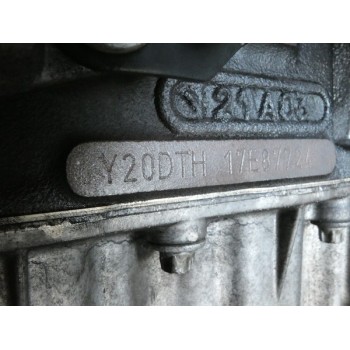 CODICE MOTORE Y20DTH - MOTORE SEMICOMPLETO - OPEL ZAFIRA A - 2,0 DTI - 74KW - ANNO 1999 - 2005 - IMPIANTO BOSCH (MANCA POMPA INI